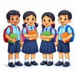 School going Cute boys and girls
