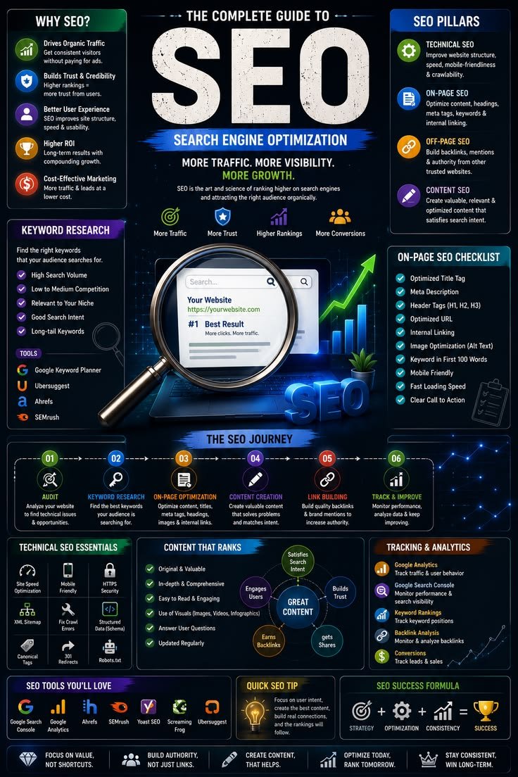 SEO Growth Dashboard Optimize Rank Scale